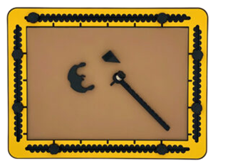 Циркулярный трафарет для TactiPad